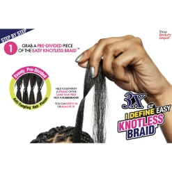 Afri-Naptural: 3X I-Define Easy Knotless Braid 52" (BRD308) 18 Afri-Naptural: 3X I-Define Easy Knotless Braid 52" (BRD308) -Wig Care Shop afri naptural braiding hair afri naptural 3x i define easy knotless braid 52 brd308 28742423183446