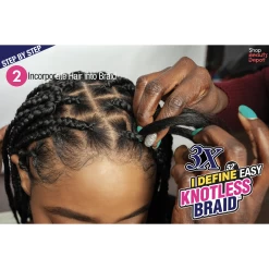 Afri-Naptural: 3X I-Define Easy Knotless Braid 52" (BRD308) 14 Afri-Naptural: 3X I-Define Easy Knotless Braid 52" (BRD308) -Wig Care Shop afri naptural braiding hair afri naptural 3x i define easy knotless braid 52 brd308 28805867896918