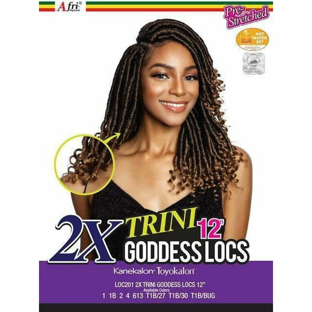 Afri-Naptural: 2X Trini Goddess Locs 12" (LOC201) Crochet Braids - FINAL SALE 5 Afri-Naptural: 2X Trini Goddess Locs 12" (LOC201) Crochet Braids - FINAL SALE - Image 3