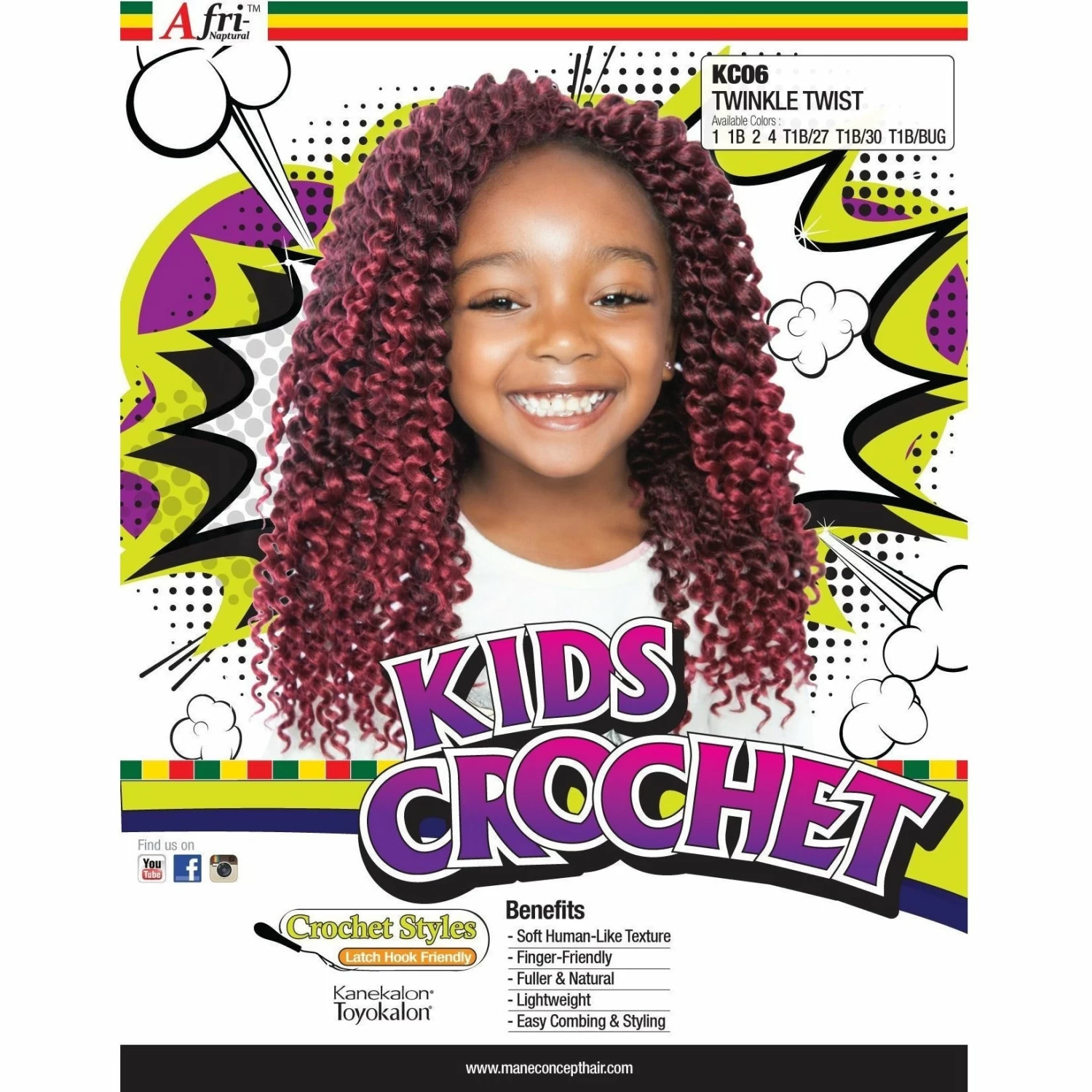 Afri-Naptural Kids Crochet Twinkle Twist (KC06) 3 Afri-Naptural Kids Crochet Twinkle Twist (KC06)