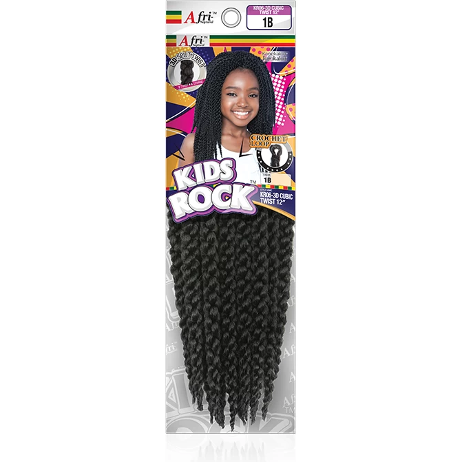 Afri-Naptural: Kids Rock 3D Cubic Twist 12" (KR06) 6 Afri-Naptural: Kids Rock 3D Cubic Twist 12" (KR06) - Image 4
