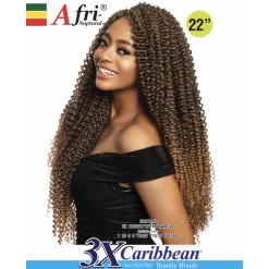 Afri-Naptural: 3X Caribbean Passion Water Wave 22" (CB3P2202) -Wig Care Shop afri naptural crochet hair afri naptural 3x caribbean passion water wave 22 14939001880662