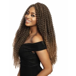 Afri-Naptural: 3X Caribbean Passion Water Wave 22" (CB3P2202) -Wig Care Shop afri naptural crochet hair afri naptural 3x caribbean passion water wave 22 14939008303190