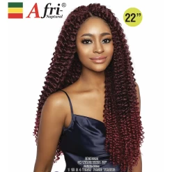 Afri-Naptural: 3X Caribbean Water Wave 22" (CB3P2201) -Wig Care Shop afri naptural crochet hair afri naptural 3x caribbean water wave 22 14939031666774