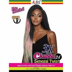 Afri-Naptural: 3X Chubba Senegal Twist 24" (SB309) -Wig Care Shop afri naptural crochet hair afri naptural 3x chubba senegal twist 24 sb309 15301546639446