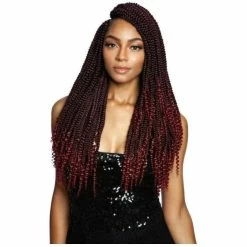 Afri-Naptural: 3X Coily Ends Box Braid 18" (BOX307) -Wig Care Shop afri naptural crochet hair afri naptural 3x coily ends box braid 18 box307 final sale 29718334832726
