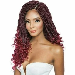 Afri-Naptural: 3X Curly Ends Box Braid 14" (BOX 301) - FINAL SALE -Wig Care Shop afri naptural crochet hair afri naptural 3x curly ends box braid 14 box 301 final sale 30279849279574