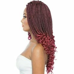 Afri-Naptural: 3X Curly Ends Box Braid 14" (BOX 301) - FINAL SALE -Wig Care Shop afri naptural crochet hair afri naptural 3x curly ends box braid 14 box 301 final sale 30279849771094