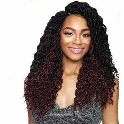 Afri-Naptural: 3X Pre-Stretched Ripple Faux Locs 14" (LOC305) Crochet Braid 3 Afri-Naptural: 3X Pre-Stretched Ripple Faux Locs 14" (LOC305) Crochet Braid