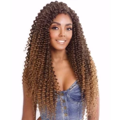 Afri Naptural Caribbean Pineapple Wave 18" Crochet Braid (CB1803) -FINAL SALE -Wig Care Shop afri naptural crochet hair afri naptural caribbean pineapple wave 18 crochet braid cb1803 28789145141334
