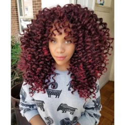 Afri Naptural: Caribbean Sassy Curl 18" (CB22) -Wig Care Shop afri naptural crochet hair afri naptural caribbean sassy curl 18 cb22 28742646661206