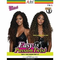 Afri-Naptural: Easy Passion Twist 18” (TWB111) Crochet Braids -Wig Care Shop afri naptural crochet hair afri naptural easy passion twist 18 14672501243990