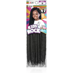 Afri-Naptural: Kids Rock™ Silk Dreads 12" (KR02) -Wig Care Shop afri naptural crochet hair afri naptural kids rock silk dreads 12 kr02 28785911857238