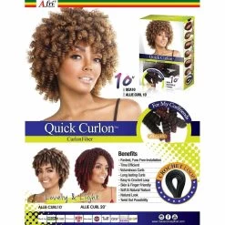 Afri-Naptural® Quick Curlon ALLIE CURL 10” (QCA10) - FINAL SALE 9 Afri-Naptural® Quick Curlon ALLIE CURL 10” (QCA10) - FINAL SALE -Wig Care Shop afri naptural crochet hair afri naptural quick curlon allie curl 10 qca10 28742890717270