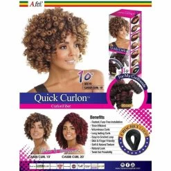 Afri-Naptural® Quick Curlon CASSIE CURL 10” (QCC10) - FINAL SALE -Wig Care Shop afri naptural crochet hair afri naptural quick curlon cassie curl 10 qcc10 28784146382934