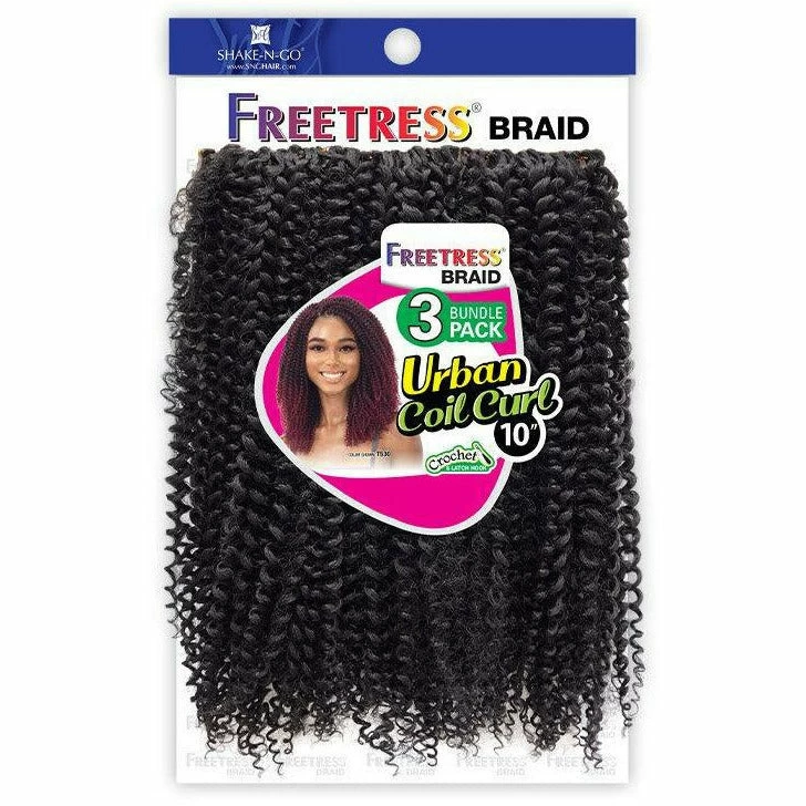 Freetress: 3X Urban Coil Curl 10'' Crochet Braids - FINAL SALE 3 Freetress: 3X Urban Coil Curl 10'' Crochet Braids - FINAL SALE
