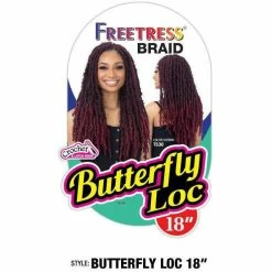 Freetress: Butterfly Loc 18'' Crochet Braid