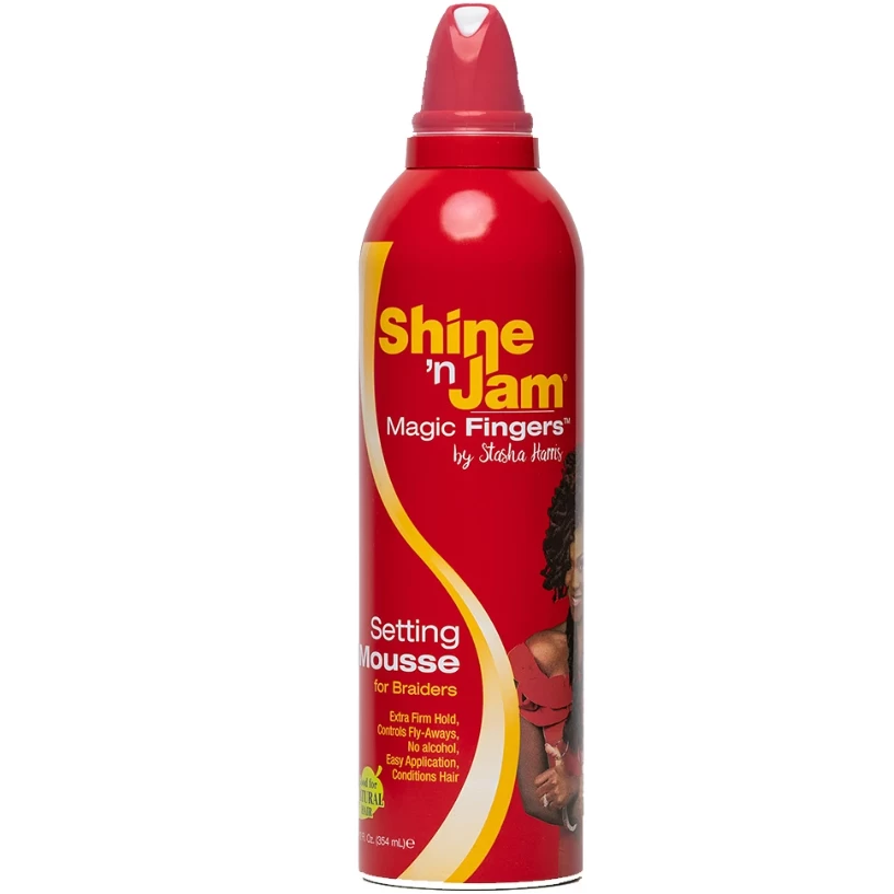 Ampro: Shine 'n Jam Magic Fingers Setting Mousse 12oz 3 Ampro: Shine 'n Jam Magic Fingers Setting Mousse 12oz