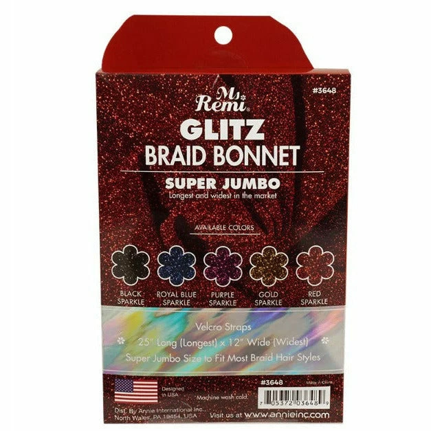 Ms. Remi: Premium Glitz Braid Bonnet 8 Ms. Remi: Premium Glitz Braid Bonnet - Image 6