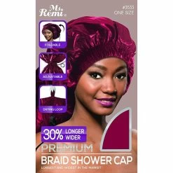 Ms. Remi: Premium Braid Shower Cap