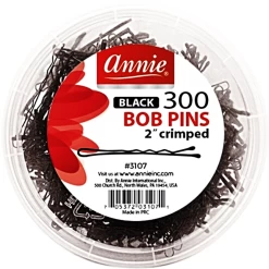 Annie: 300 Ball Tipped Bob Pins Crimped 2" #3107