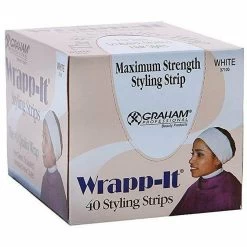 Wrapp-It: Maximum Strength Styling Strip 40ct - White