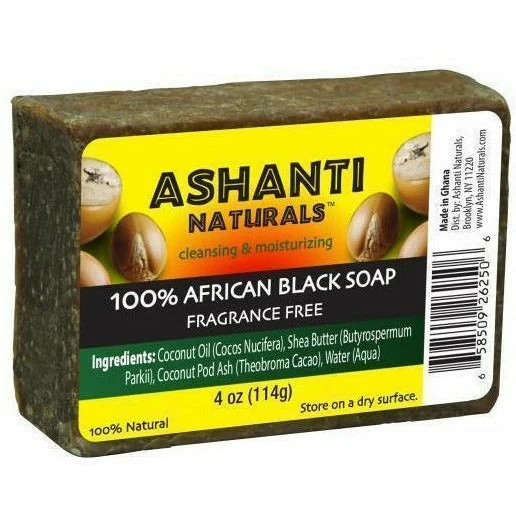 Ashanti: 100% African Black Soap Bar 4oz 3 Ashanti: 100% African Black Soap Bar 4oz