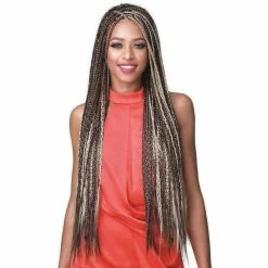 Bobbi Boss: 3X Jumbo Braid Feather Tip Pre-Stretched 54" -Wig Care Shop bobbi boss braiding hair bobbi boss 3x jumbo braid feather tip pre stretched 54 28793421201494