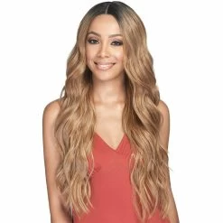 Bobbi Boss: Human Hair Blend Lace Front Wig - Mora