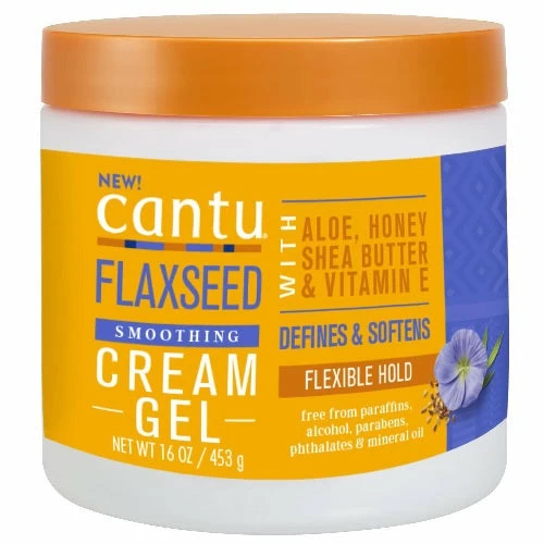 Cantu: Flaxseed Smoothing Cream Gel 16oz 3 Cantu: Flaxseed Smoothing Cream Gel 16oz
