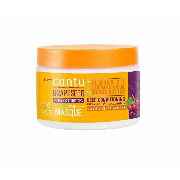 Cantu: Grapeseed Strengthening Treatment Masque 12oz 3 Cantu: Grapeseed Strengthening Treatment Masque 12oz