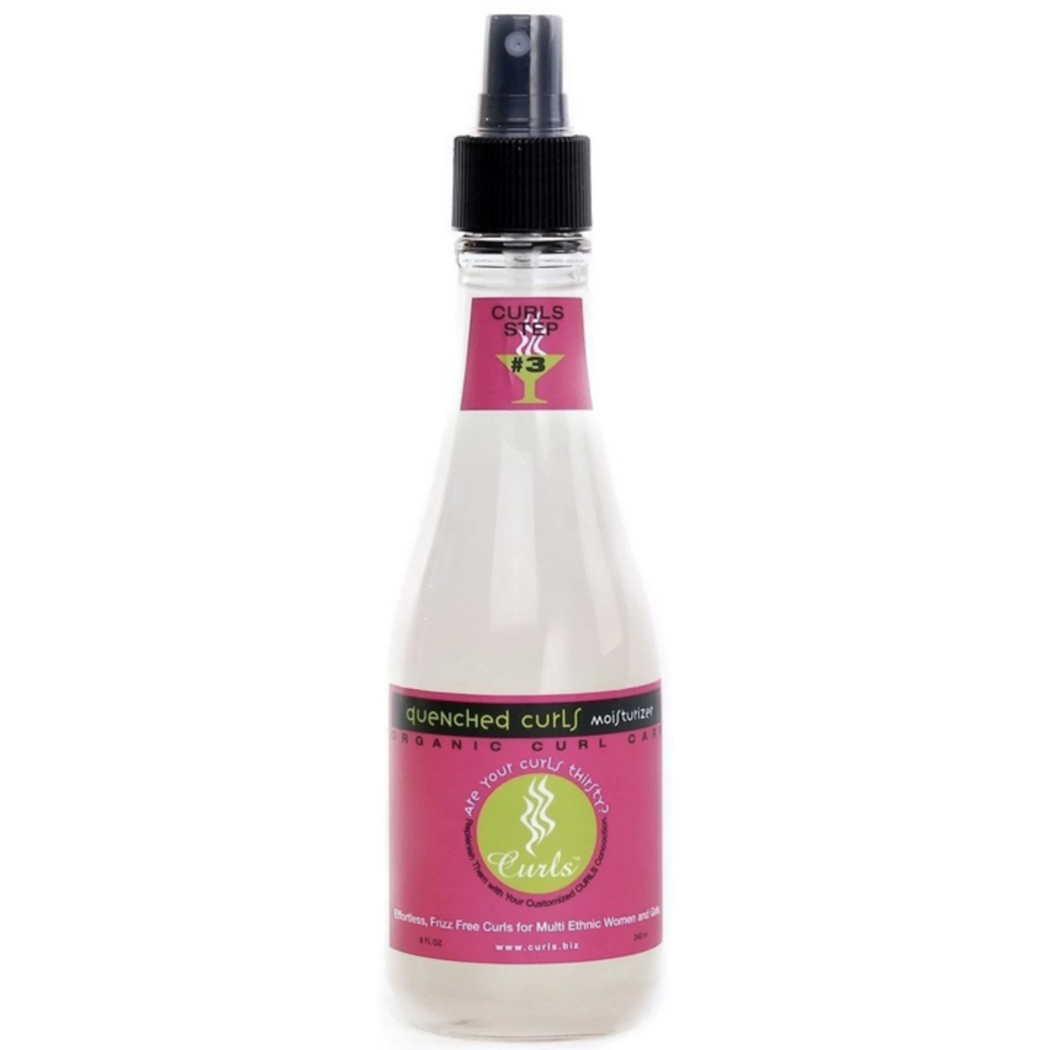 Curls: Quenched Curls Leave In Moisturizer 8oz 3 Curls: Quenched Curls Leave In Moisturizer 8oz