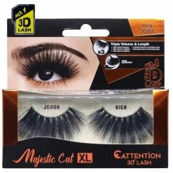 EBIN: Majestic Cat XL 3D Lashes -Wig Care Shop ebin new york eyelashes jc 008 rich ebin majestic cat xl 3d lashes 15610811842646