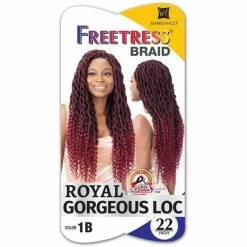 FreeTress: 2X Royal Gorgeous Loc 22" Crochet Braids 7 FreeTress: 2X Royal Gorgeous Loc 22" Crochet Braids -Wig Care Shop freetress crochet hair freetress 2x royal gorgeous loc 22 crochet braids 28244650917974
