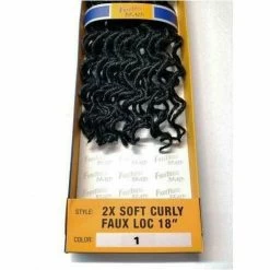 FreeTress: 2X Soft Curly Faux Loc 12" Crochet Braids -Wig Care Shop freetress crochet hair freetress 2x soft curly faux loc 12 crochet braids 28657937154134