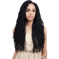 FreeTress: 2X Soft Wavy Faux Loc 20" Crochet Braids -Wig Care Shop freetress crochet hair freetress 2x soft wavy faux loc 20 crochet braids 28807748845654