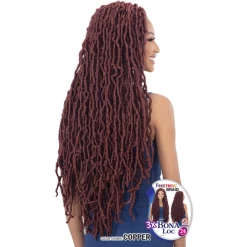 FreeTress: 3X Bona Loc 24'' Crochet Braid 9 FreeTress: 3X Bona Loc 24'' Crochet Braid -Wig Care Shop freetress crochet hair freetress 3x bona loc 24 28901766266966