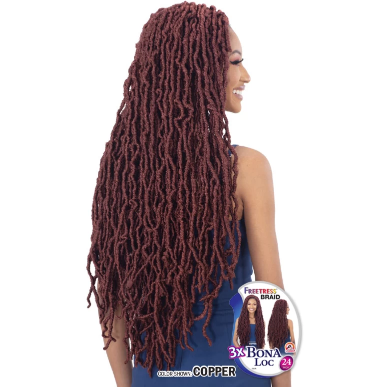 FreeTress: 3X Bona Loc 24'' Crochet Braid 6 FreeTress: 3X Bona Loc 24'' Crochet Braid - Image 4