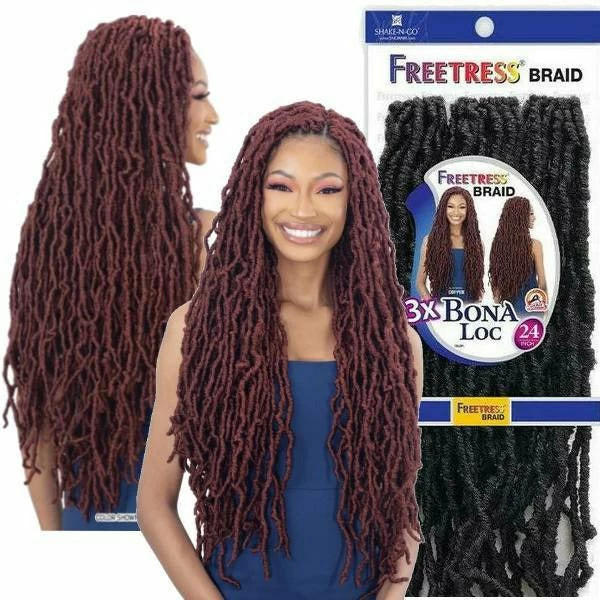 FreeTress: 3X Bona Loc 24'' Crochet Braid 3 FreeTress: 3X Bona Loc 24'' Crochet Braid
