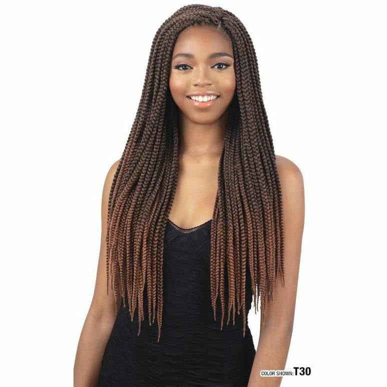 FreeTress: 3X Individual Box Braid 22" Crochet Braids - FINAL SALE 4 FreeTress: 3X Individual Box Braid 22" Crochet Braids - FINAL SALE - Image 2