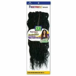 FreeTress: 3X Pre-Stretched Natural Wavy Twist 18" Crochet Braids 9 FreeTress: 3X Pre-Stretched Natural Wavy Twist 18" Crochet Braids -Wig Care Shop freetress crochet hair freetress 3x pre stretched natural wavy twist 18 28579367125078