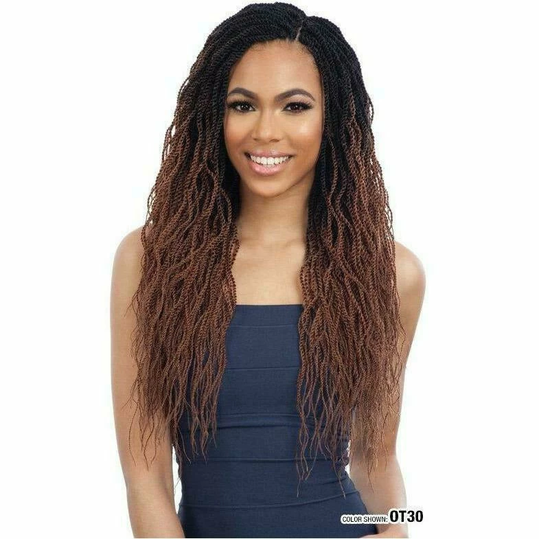 FreeTress: 3X Pre-Stretched Natural Wavy Twist 18" Crochet Braids 4 FreeTress: 3X Pre-Stretched Natural Wavy Twist 18" Crochet Braids - Image 2
