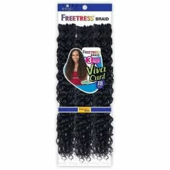 FreeTress: 3X Viva Curl 18" Crochet Braids - FINAL SALE -Wig Care Shop freetress crochet hair freetress 3x viva curl 18 crochet braids 28272724312150