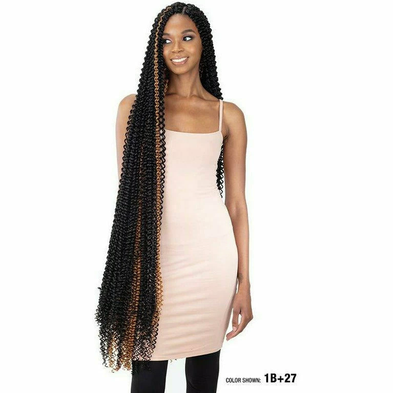 FreeTress: Water Wave Super Extra Long Crochet Braids 4 FreeTress: Water Wave Super Extra Long Crochet Braids - Image 2