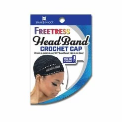FreeTress: Headband Crochet Cap -Wig Care Shop freetress hair accessories blk freetress headband crochet cap 28580345282646