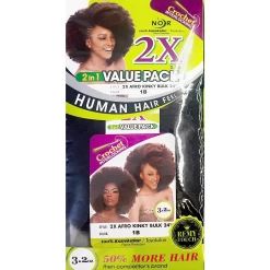 Janet Collection: 2X Afro Kinky Bulk 24" - FINAL SALE -Wig Care Shop janet collection crochet hair janet collection 2x afro kinky bulk 24 28783355265110