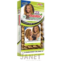 Janet Collection™: 2X Bouncy Curl Braid 12''