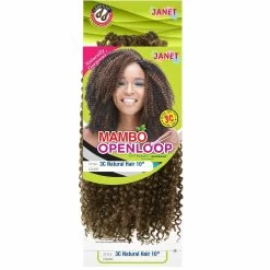 Janet Collection: Mambo 2X 3C Natural Hair 10"