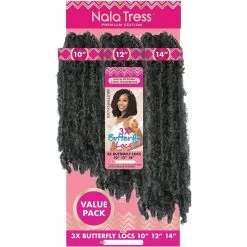 Janet Collection: Nala Tress 3X Butterfly Locs 10/12/14" Crochet Braids - FINAL SALE 11 Janet Collection: Nala Tress 3X Butterfly Locs 10/12/14" Crochet Braids - FINAL SALE -Wig Care Shop janet collection crochet hair janet collection nala tress 3x butterfly locs 10 12 14 16332722765910