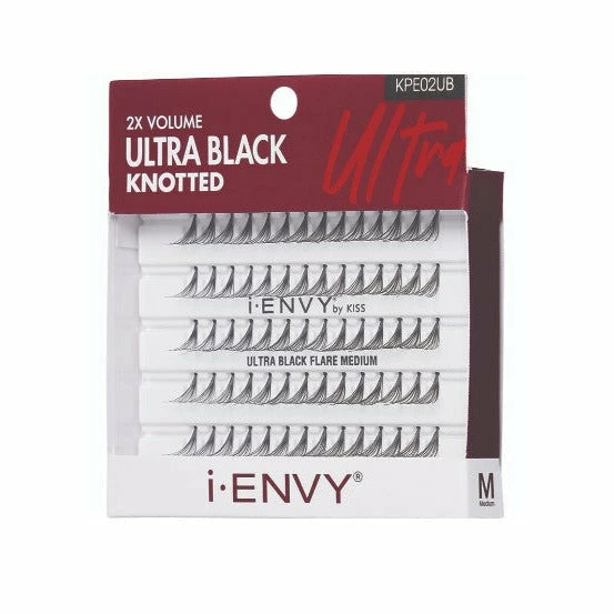 Kiss: I Envy Ultra Black Knotted Individual Lash Extensions 4 Kiss: I Envy Ultra Black Knotted Individual Lash Extensions - Image 3